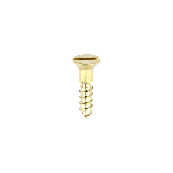 Solid Brass Wood Screws Slotted – Countersunk Screw for Carpentry Woodworking Screw & Joinery
