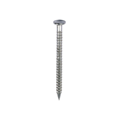 Stainless Steel Pins for Cladding – Ring Shank Nails Fixings for Fascia, Timber & Construction | Silver Nails | For Carpentry & Building Materials (CP30)