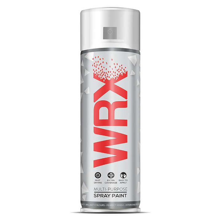 1x WRX Grey Multi‑Purpose Spray Paint – High‑Coverage Acrylic Aerosol for Metal, Plastic, UPVC, Wood & More – Fast‑Drying with Micromist Nozzle