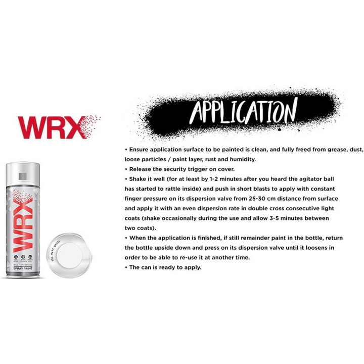 1x WRX Grey Multi‑Purpose Spray Paint – High‑Coverage Acrylic Aerosol for Metal, Plastic, UPVC, Wood & More – Fast‑Drying with Micromist Nozzle