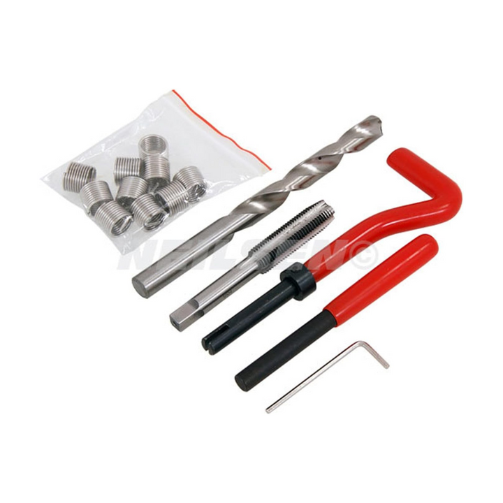 Neilsen Tools - M12 Helicoil Thread Insert Kit – Metric Thread Repair Kit Set for Damaged Threads with Drill, Tap & Insertion Tools