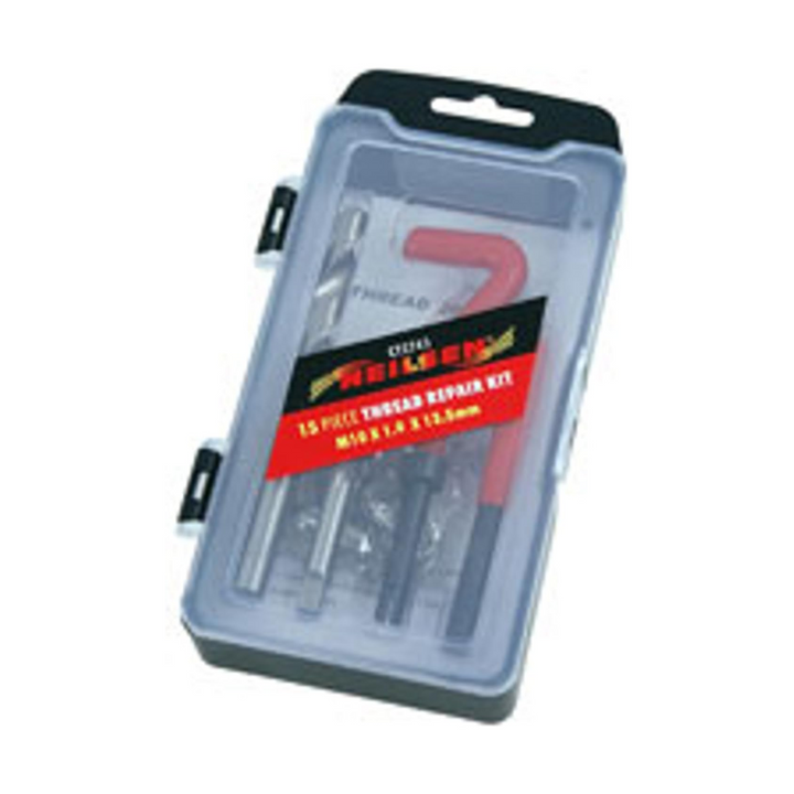 Neilsen Tools - M12 Helicoil Thread Insert Kit – Metric Thread Repair Kit Set for Damaged Threads with Drill, Tap & Insertion Tools
