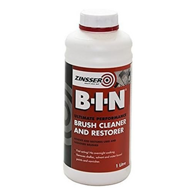 Zinsser BIN Paint Brush Cleaner – Paint Brush Restorer for Oil, Varnish & Acrylic