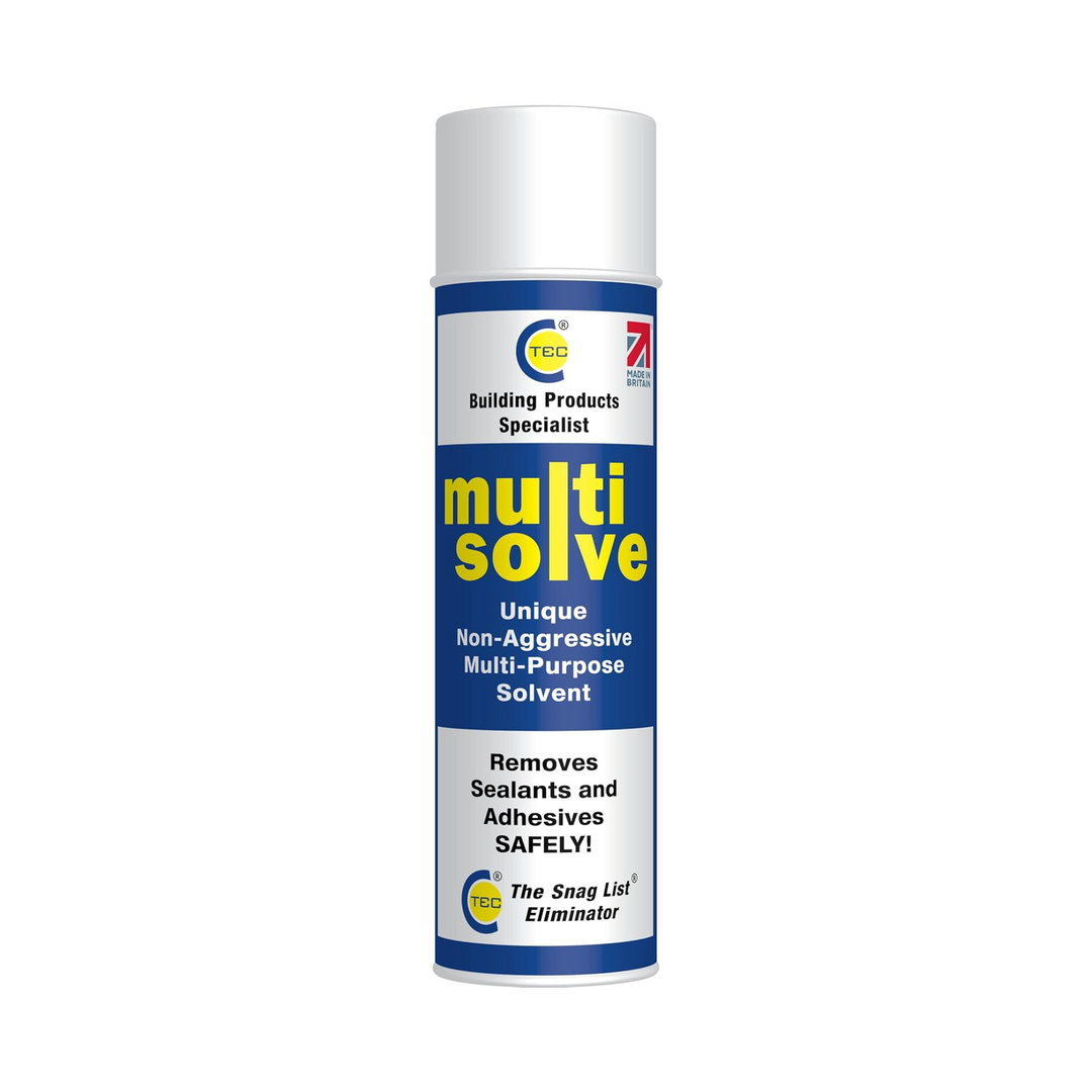 200ml MSV MULTISOLVE Multi Purpose Solvent Adhesive & Sealant Remover Clear CT1 (683042)