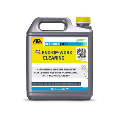 FILA DETERDEK PRO – 5L Cement Remover, Brick Acid Cleaner & Patio Cleaner for Efflorescence, Porcelain & Tile