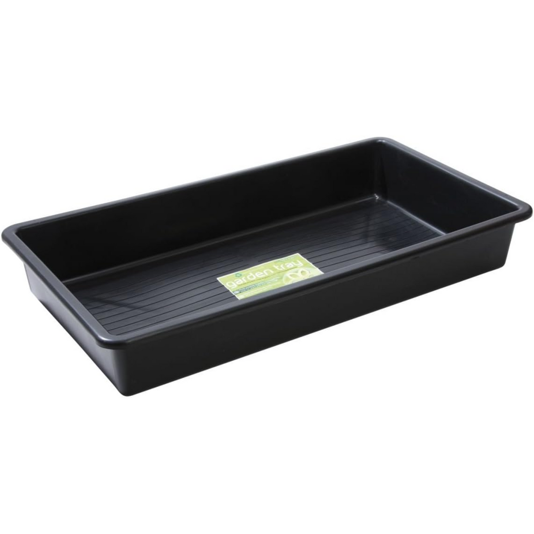 100 x 55 x 15 cm Garland Titan Garden Tray Black – 65L Large Plastic Potting & Mixing Tray – Greenhouse & Gardening Workstation