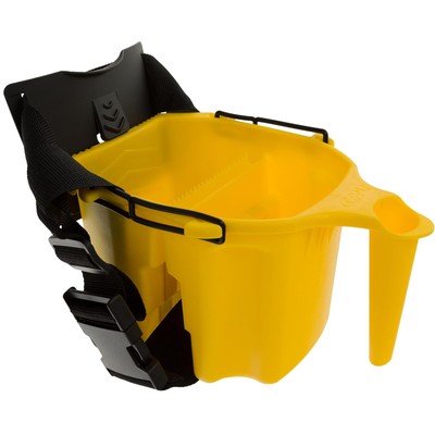 1.25 Litre Paint Kettle with Belt & Ladder Straps – Coral 73621 Paintwiz Pail for Roller & Brush Use
