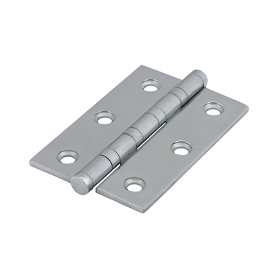 (BOX OF 1 PAIR) Performance Ball Bearing Door Hinge – Solid Brass Polished Chrome – Smooth Silent Operation