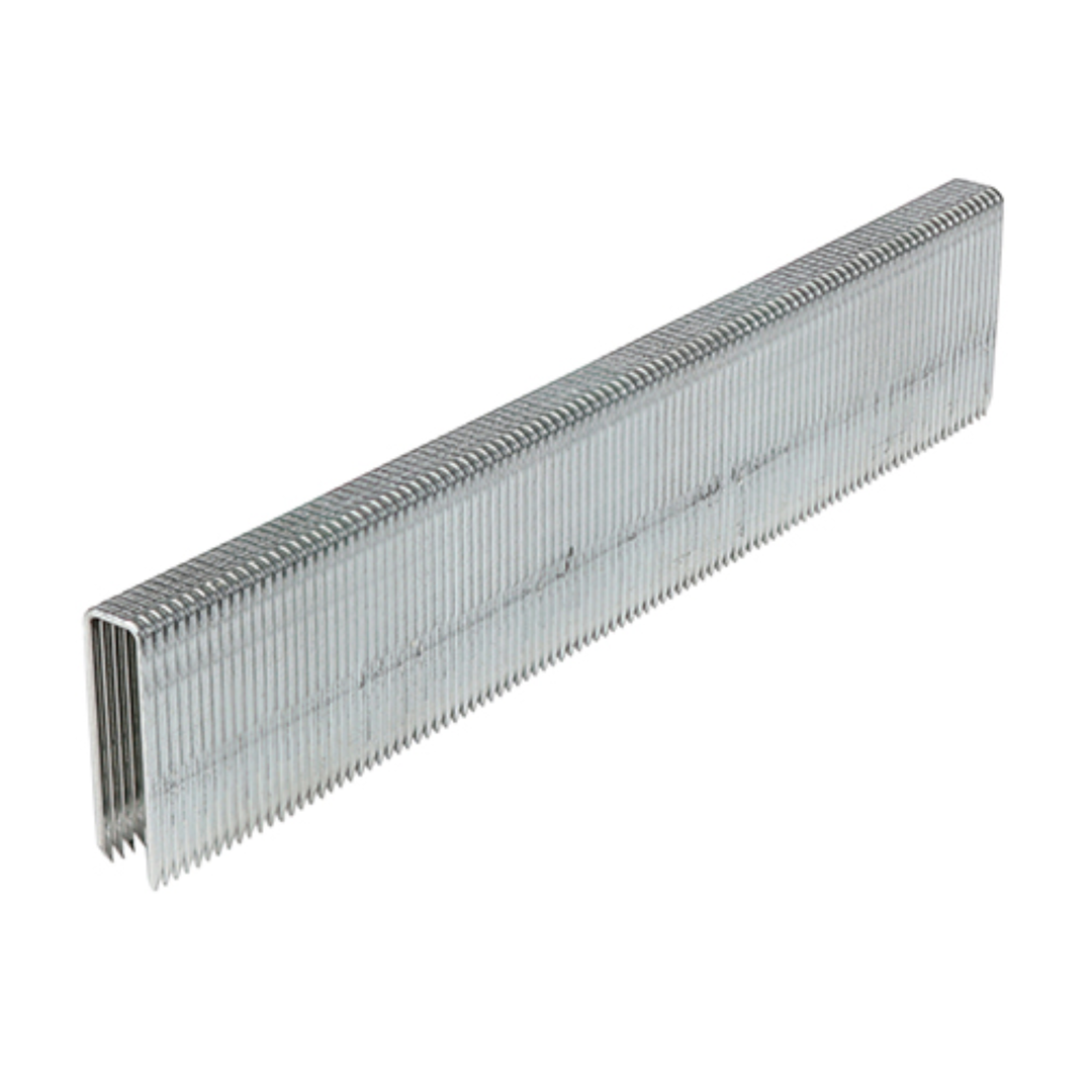 Galvanised Divergent Point Staples – 1.2mm Carbon Steel Fixings for Plywood Flooring, Upholstery & Woodwork – Rust Resistant Construction Staples