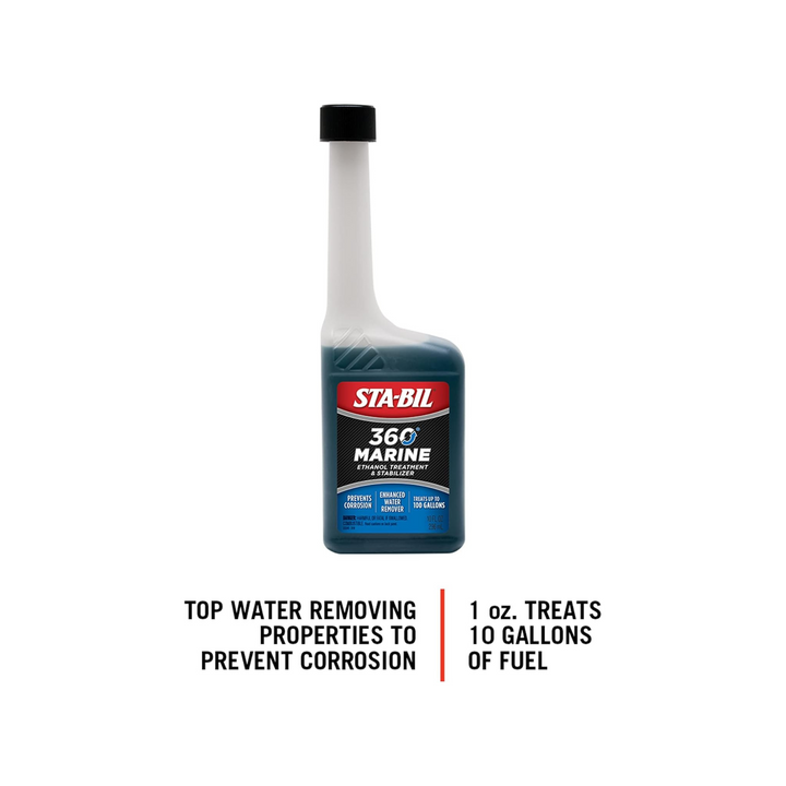 Stabil - 360 Marin Boat Fuel Stabilizer & Fuel Additive 10fl oz