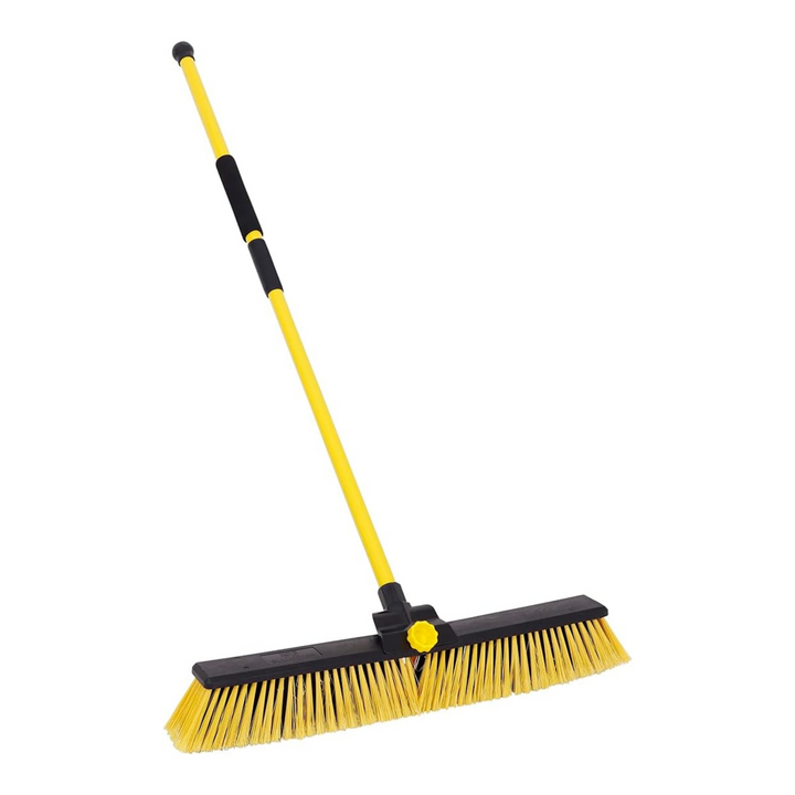 Charles Bentley Garden Broom - 24 Inch Bulldozer Brooms Floor Scrub Brushes for Artificial Grass