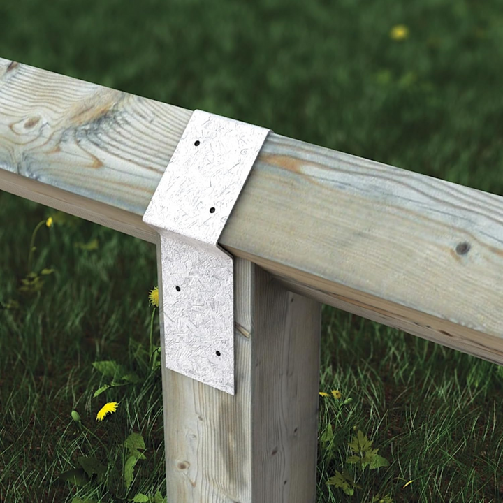 10x Angle Bracket Knee Rail Tiedown Straps - Bracket Fence for Fence Post Bracket Corner Brace - Available in 2 Sizes