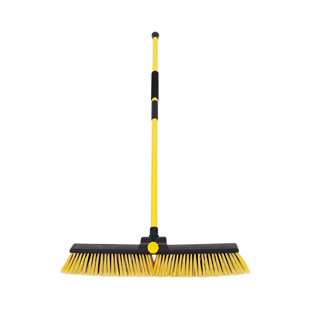 Charles Bentley Garden Broom - 24 Inch Bulldozer Brooms Floor Scrub Brushes for Artificial Grass