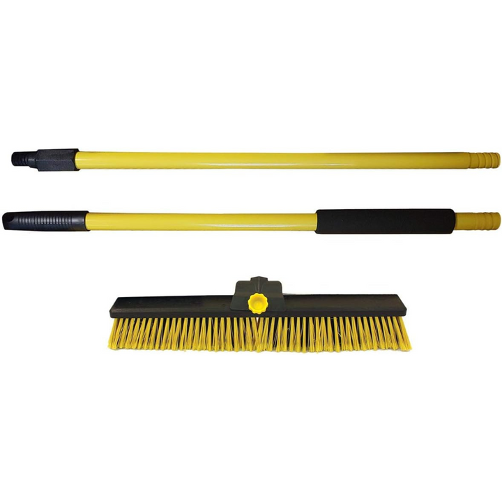Charles Bentley Garden Broom - 24 Inch Bulldozer Brooms Floor Scrub Brushes for Artificial Grass