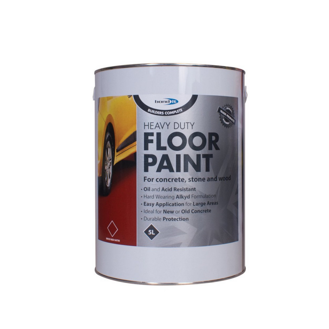 Bond It Alkyd Floor Paint 5L Grey