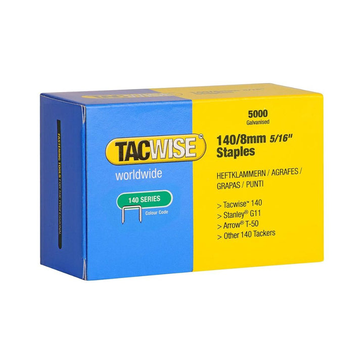 Tacwise 341 140 Series 8mm Heavy Duty Staples (5000)