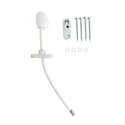 1x White Keyless Window Restrictors