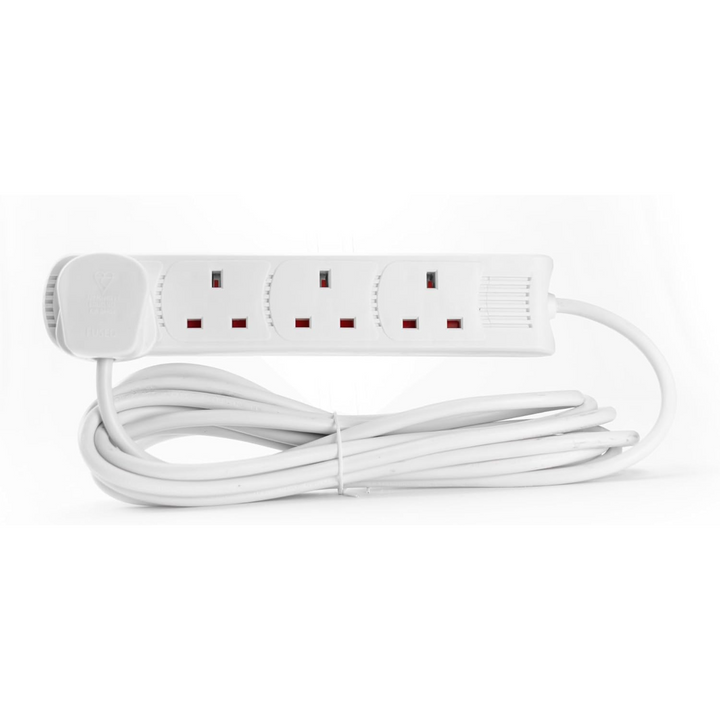 Extension Leads By Status - 5m Extension Cable Multi Socket Plug 4 way Surge Protected Extension Lead
