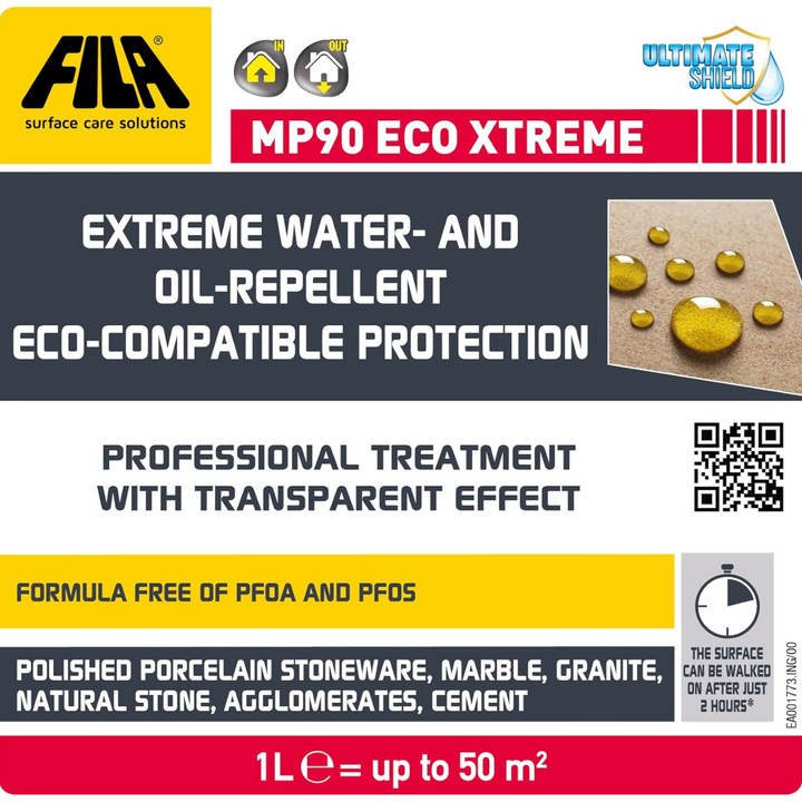 Fila - MP90 Eco Xtreme - Marble Countertop Protector 375ml