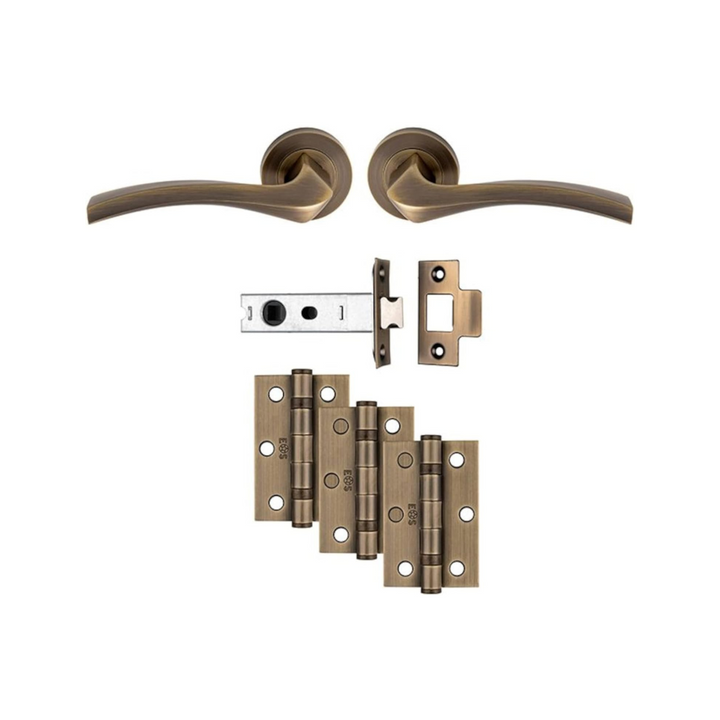 Carlisle Brass - Sines Door Handle Set Tubular Latch Ultimate Pack 76mm