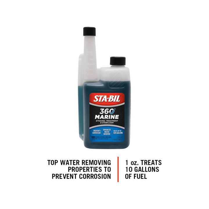 Stabil - 360 Marin Boat Fuel Stabilizer & Fuel Additive 32fl oz