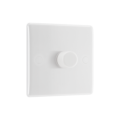 BG Electrical - 881 Single 2 way push 200W Dimmer Switch