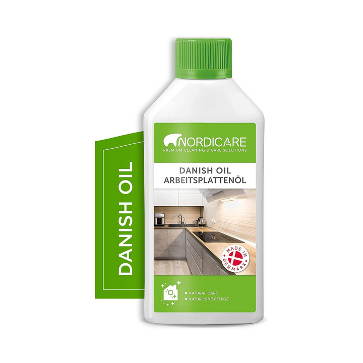 Nordicare - 500ml Danish Oil - Food Safe Danish Oil Dry Wood Restorer and Wood Worktop Protection