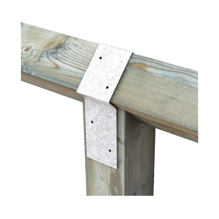10x Angle Bracket Knee Rail Tiedown Straps - Bracket Fence for Fence Post Bracket Corner Brace - Available in 2 Sizes