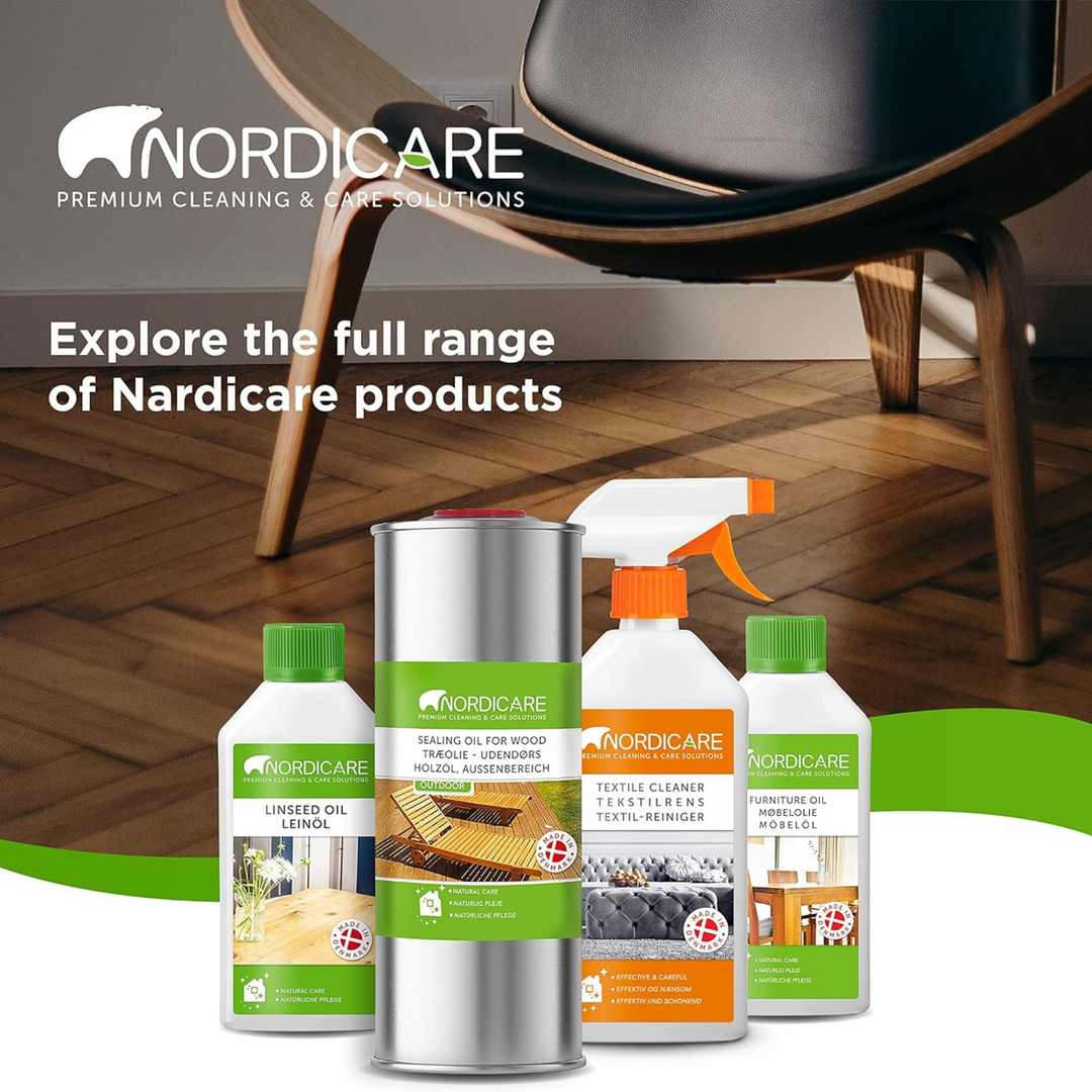 Nordicare - 1L Danish Oil - Food Safe Danish Oil Dry Wood Restorer and Wood Worktop Protection