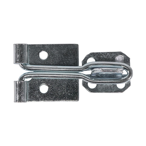 Wire Pattern Hasp & Staple – Zinc Plated Locking Latch for Sheds & Toolboxes