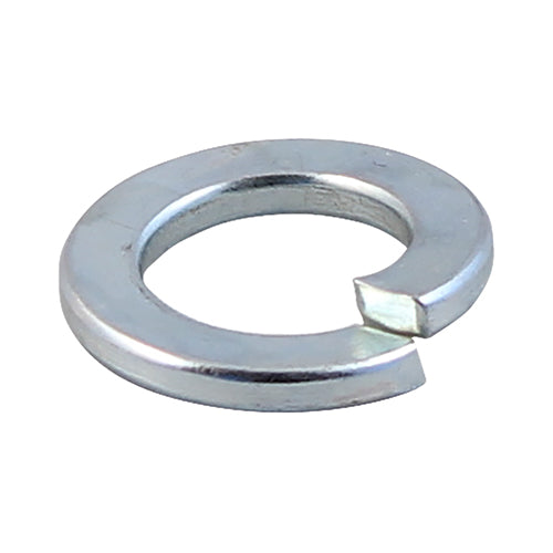 M6 Spring Washers – Zinc | Anti-Loosening Lock Washers for Bolts & Nuts | Carbon Steel DIN 7980