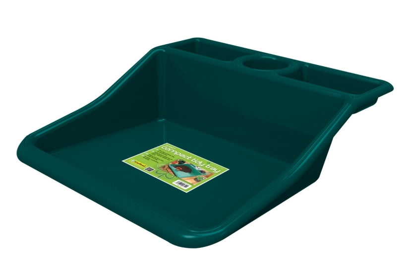 49cm x 50cm Garden Tidy Tray – Green Plastic Potting & Hobby Craft Tra ...
