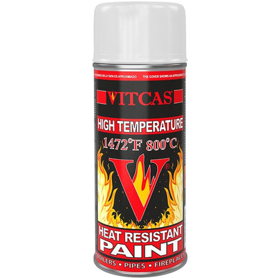Vitcas Heat Resistant Spray Paint - White 400ml