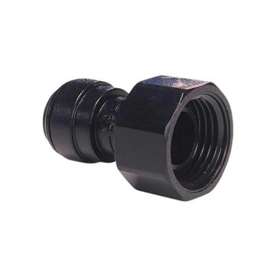 (1x) 12mm John Guest Speedfit Female to 3/4" BSP Female Push-Fit Adaptor – Black Plumbing Connector