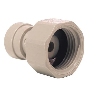 (5x) 12mm John Guest Speedfit Water Adaptor CM451214FS  – 12mm Push-Fit x 1/2" BSP Female Grey Tap Connector