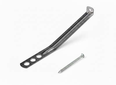 250x 50mm stainless steel timber frame ties with nails for construction projects.