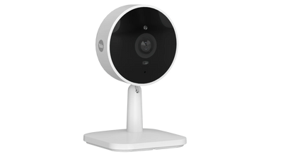6.3x6.3x10.3cm Yale Smart Indoor Camera, a compact WiFi enabled indoor security surveillance camera.