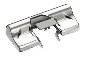 Image of a 4-pack of 110° soft close add-ons for Häfele cabinet door hinges, showing easy installation.