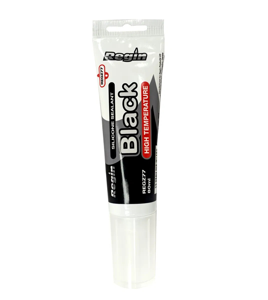 80ML HT Silicone (BLACK) high-temperature sealant tube for automotive and industrial applications.