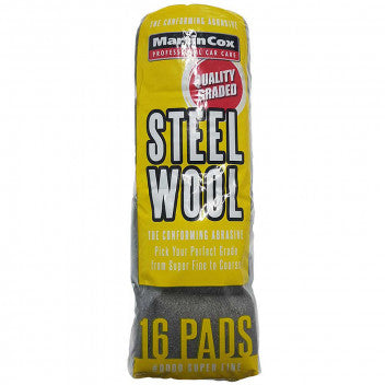 A single pack of Martin Cox Steel Wool Grade 0000 for fine cleaning, polishing, and finishing tasks.