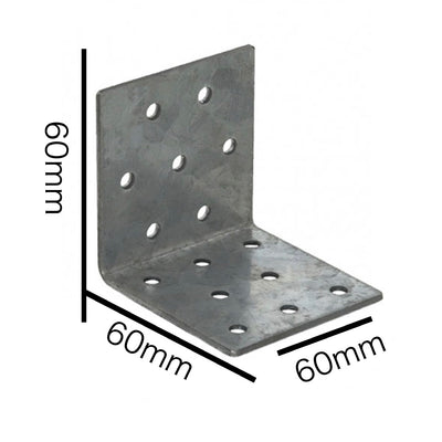 60x60x60 Angle Brackets (Galvanised) AP666