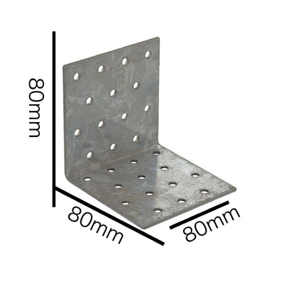 80x80x80 Angle Brackets (Galvanised) AP888