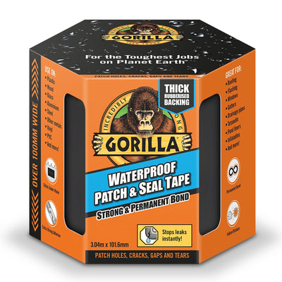 Gorilla Waterproof 3m Patch & Seal Tape Black